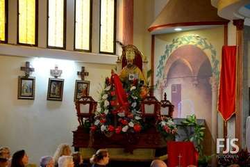 Procesión religiosa por las calles de El Ejido (Foto Francisco Javier Santana)